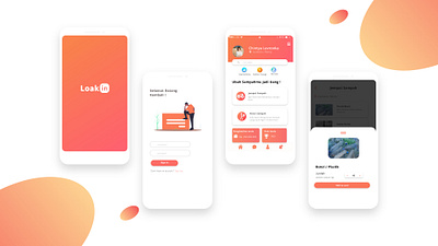 UI Design Mobile App branding flat logo minimal startup startup logo ui ux vector website