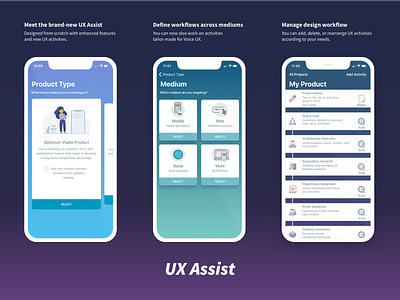 UX Assist 2.0 design illustration ios app ios13 ui ux