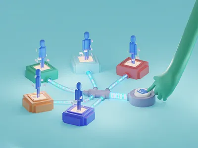 Mail Made Simple 3d 3d art 3d modeling b3d blender cycles email illustration mail marketing render