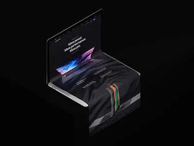 Free MacBook Long Scroll Mockup apple download free freebie lstore macbook mockup psd ui