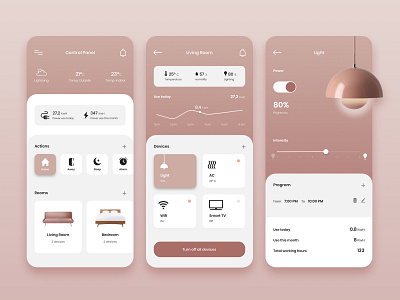 Smart Home App app design smart home ui ux ux design