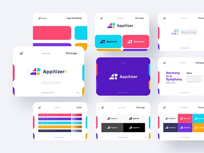 Appitizer Logo brand design brand identity branding logo logo design logotype pattern website
