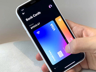 Bank cards 3.0 animation app bank app card dark darkmood design dimest flame motion smooth ui uidesign ux uxdesign