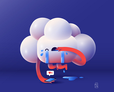 Raining 3d art character character concept concept design illustration vector