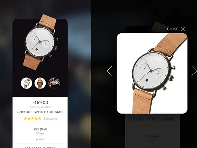 Watch shop - Mobile UI concept creative product product design product page ui ui ux ui design ux ux design