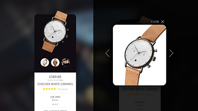 Watch shop - Mobile UI concept creative product product design product page ui ui ux ui design ux ux design