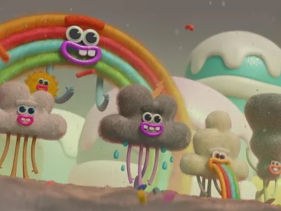 clouds adventure art blender characters cute illustration toy