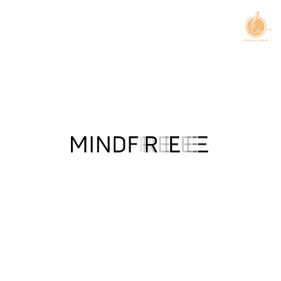Mindfree design illustration illustrator logo minimal typography