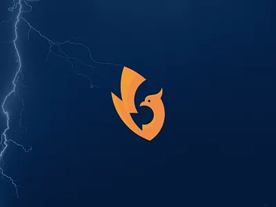 Thunderbird Logo bird branding clean geometric logo logo design media modern phoenix simple thunder thunderbird thunderbolt