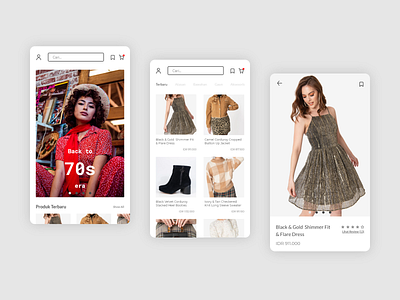 Vintage Shop App appui ecommerce ecommerce app ecommerce shop fashion app mobile ui shopping app uidesign uiux vintage