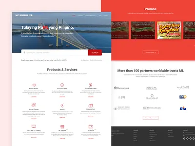M Lhuillier Website Redesign