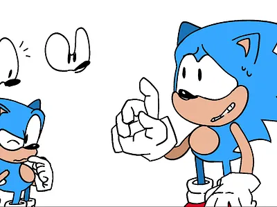 sonic art digitalart fan art