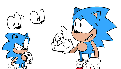 sonic art digitalart fan art