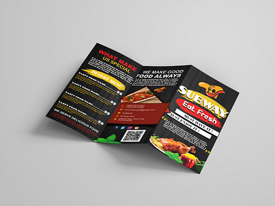 Trifold Brochure design branding design illustration logo typography