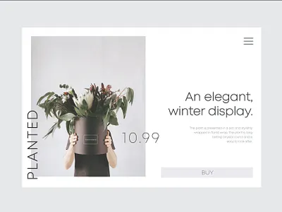 Floral UI Experiment graphic design uidesign