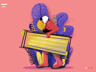 Grandma and beach chairs art design illustration illustration art illustration artist illustration design illustration digital