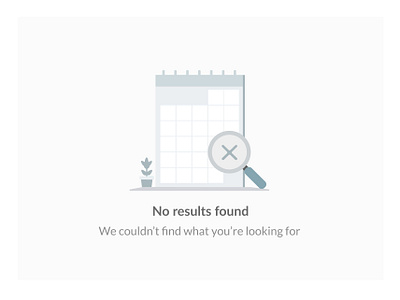 No Results Found - Illustration design figma illustration illustration art illustrator mobile ui no results search ui uiux webdesign