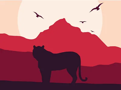 Independent Tiger artwork character art design graphic design illustration illustration art illustrator trend illustration trending design vector
