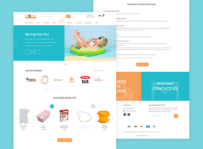 Modern Mama - E-commerce Website