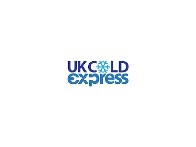 UKCOLDExpress Logo blue branding cold design express graphic design logo logodesign logotype mobile app typography uk vector