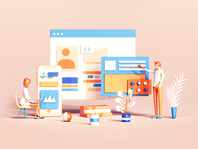 Design 3d 3d animation 3dsmax c4d character game graphic design illustration isometric landing page logo lowpoly motion gif video render teamwork texture ui ui ux web web design