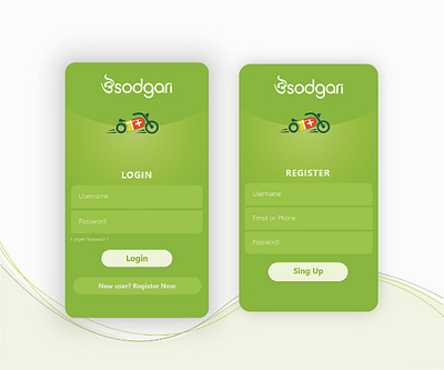 Login/Sing in page UI Design android ui app ui app ui ux green ui mobile ui modern ui ui ux design ui design uidesign uiux