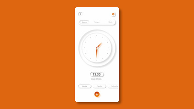 Shades of Grey app app design classy clean clock clock app clockwork design figma figma design figmadesign mobile app design mobile design mobile ui ui ui design uiux ux vector