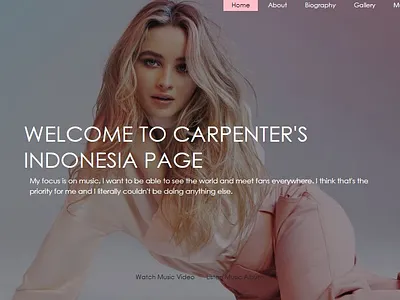 Carpenter's Indonesia Page design web webdesign website