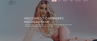 Carpenter's Indonesia Page design web webdesign website