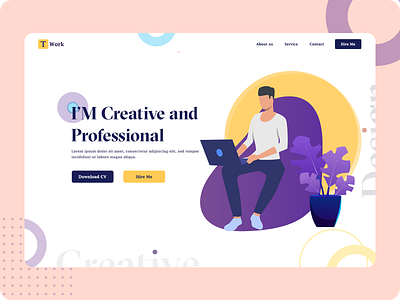 Header Exploration 2k20 branding clean creative gradient graphicdesign header header design header exploration header illustration illustration minimalist professional professional design resume ui uiux vector web webdesign