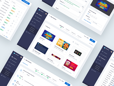 Player Engagement Platform advertisement app application casino dashboard design engagement game gaming interface landing mobile online platform player tournament ui ux