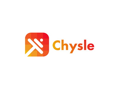 Chysle Logo Design app logo creative logo design dumbell dumbell logo fitness fitness app fitness logo flat gradient gym gym app gym logo health health app health logo icon logo minimalist minimalist logo