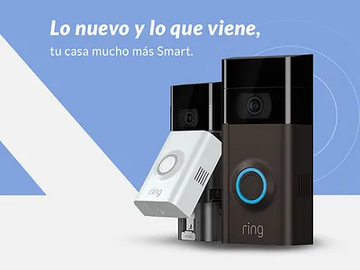 Smart Home Banner design illustration ui web