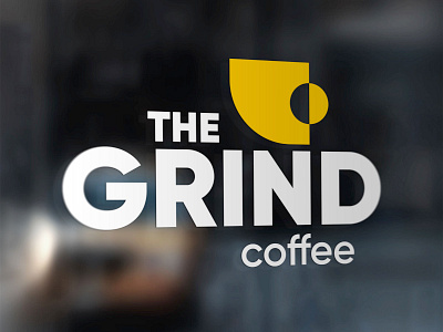 The Grind coffee coffee shop logo thirtylogos