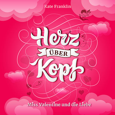 Book Cover flourishes lettering texture