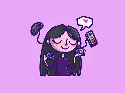 2nd 💁🏻‍♀️ art character digital meow procreate selfportrait