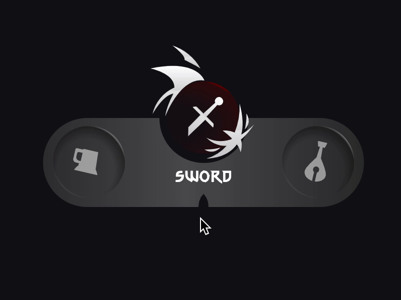 Witchermorphism animation codepen css menu menu bar mobile menu neumorphism skeuomorphism ui witcher