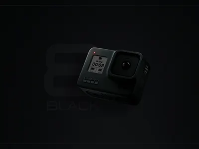 3D GoPro Hero 8 Black blender blender3d camera design gopro modeling render rendering