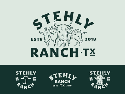 Stehly Ranch Logo branding logo