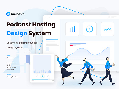 Soundon_Podcast Hosting_Design System animaiton banner banner ad branding c4d ikea illustration red packet