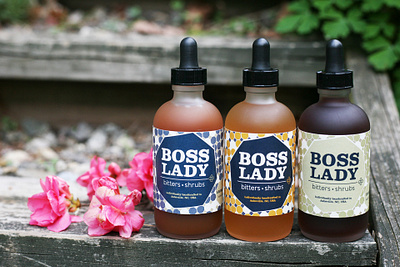 Boss Lady Bitters branding design package package design
