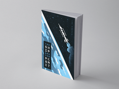 The Ship & The Planet - 1/4 author book book cover clouds cover earth galaxy illustration ilustrator layout nasa planet science fiction space stars title type typography view