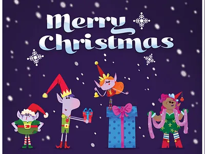 Elves of Christmas characterdesign christmas elf elves festive illustration
