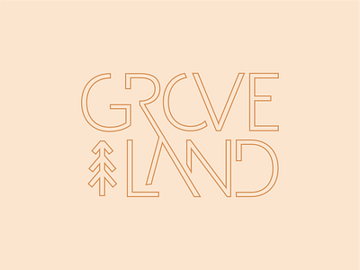 Groveland California Type 100 day project 100days california daily design groveland illustration logo type typography vector