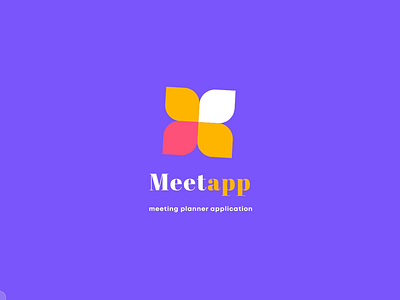 MEETAPP Meeting planner application 2020 trend animation application ui brand design brand identity branding colors design design app experience logodesign motion design product design trendy typography ui uiux userexperience userinterface ux