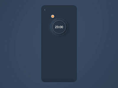 IoT App - Setting Sleep Schedule app app design clean concept controller dark mode dark theme device interaction internet of things iot minimal mobile night mode skeumorphic temperature ui ux