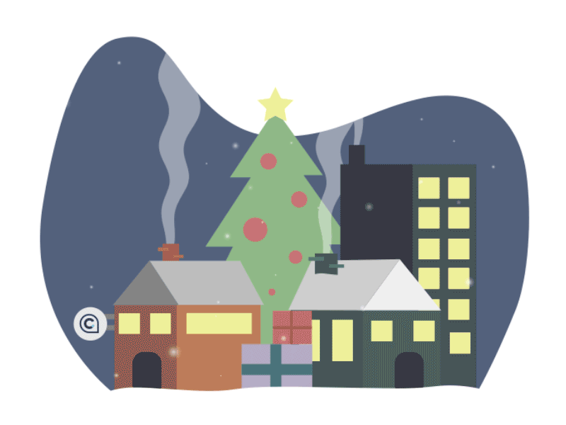 Re-re upload Holiday Closure illustration marketing motion