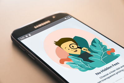 Onboarding Illustration design app financial technology illustration onboarding