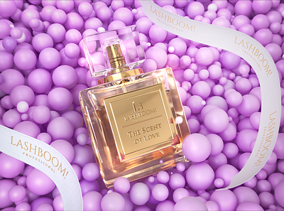 LashBoom Perfumes - New Edition 3d after effect art direction c4d cg cinema4d compositing design freelance illustration mirosz octane piotr mirosz