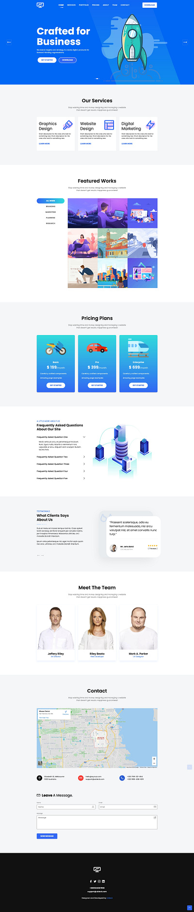 Free Business Website Template - Smash agency bootstrap bootstrap 4 business free freebie freebies html landing page template